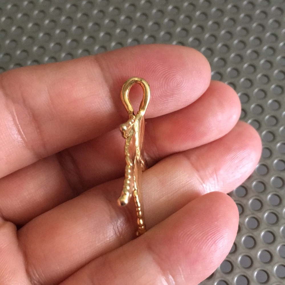 24k Gold Dipped Maple Leaf Pendant - image 2